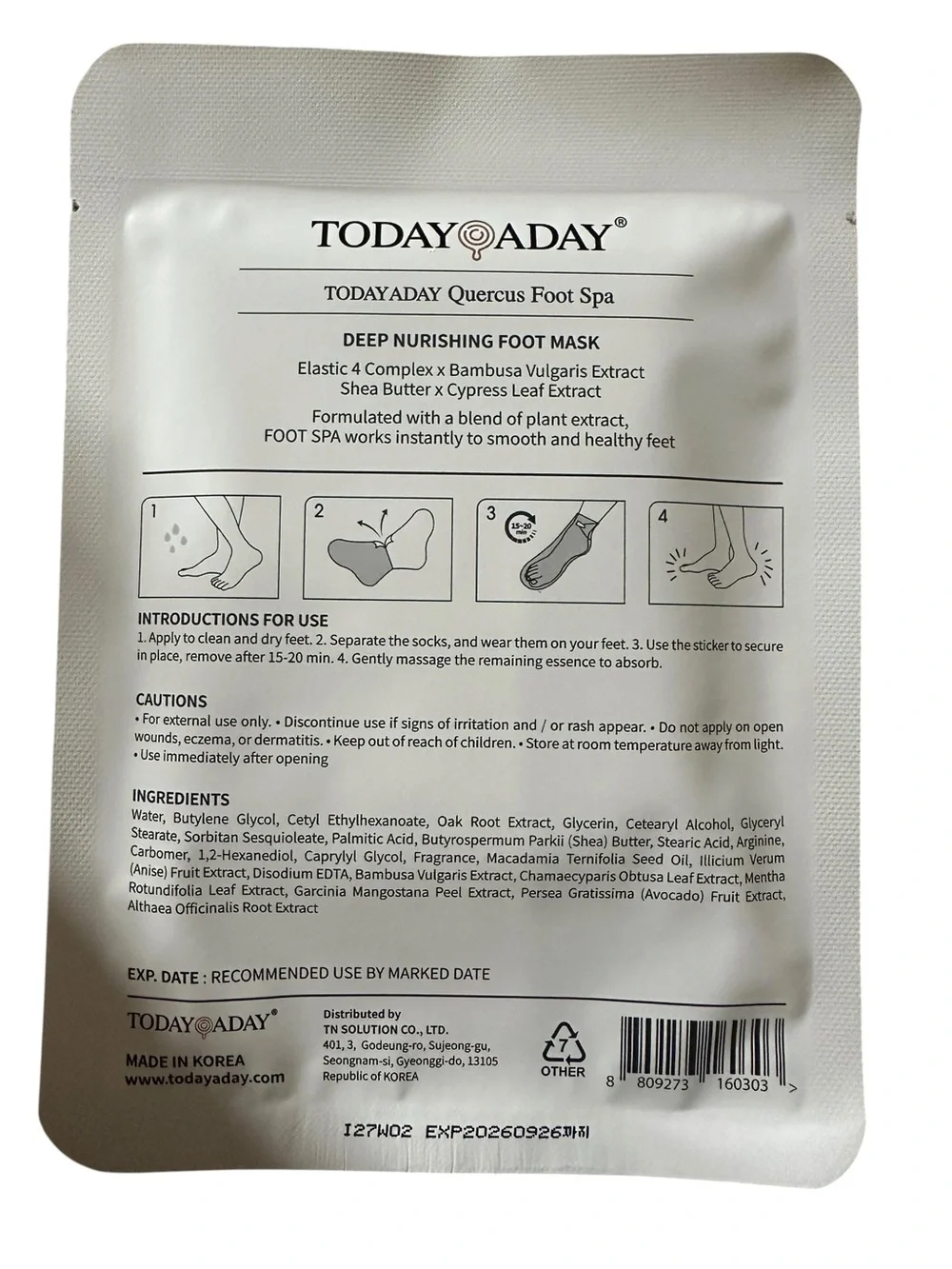 TodayToday Nourishing Foot Spa Treatment - these are fabulous 🎀